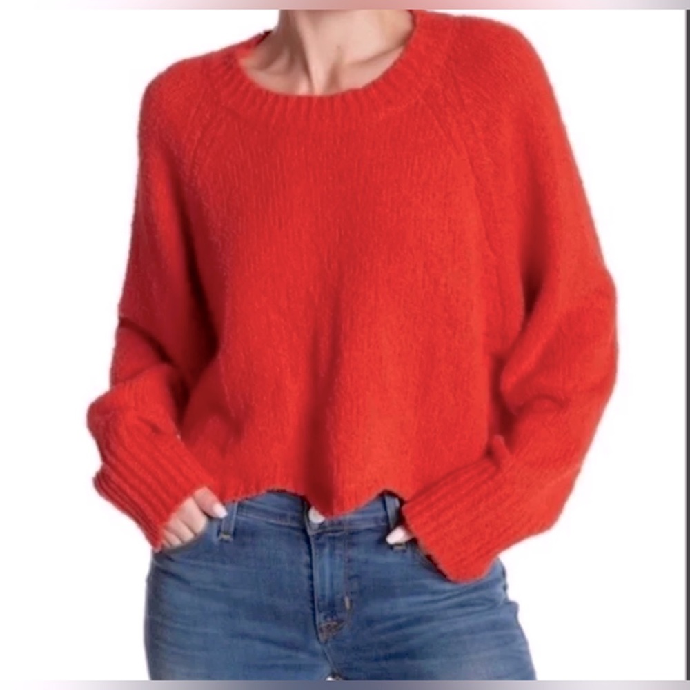 ZARA KNIT Women’s Red Knit Sweater